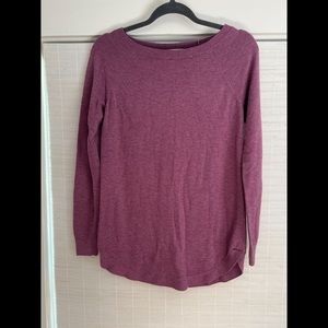 LOFT Luxe Knit Shirttail Tunic Sweater - Size S - Maternity Friendly